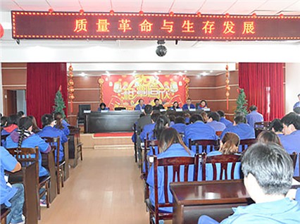 On the afternoon of April 26th, the company held a conference on "Quality Revolution and Survival and Development"