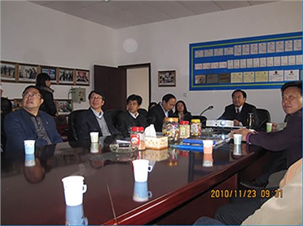 On November 23, 2010, Mr. Shi Yaobin, Mayor of Xiangtan City, visited Xiangtan Hengxin Industrial Co