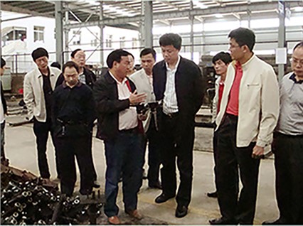 Director Yan Yinchu and his delegation from the Coal Safety Bureau of Hubei Province conducted resea