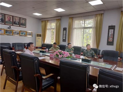Commander He Jian and his delegation from the Military District of Xiangtan City conducted research 
