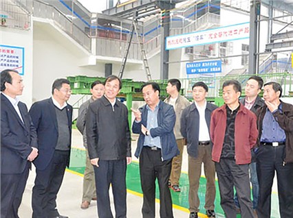 The leaders of the fifth inspection group of the Provincial Party Committee visited our company for inspection under the leadership of group leader Xu Zegao