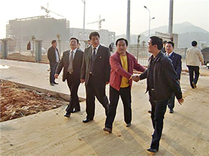 Yang Zhenping, Secretary of the Shaoshan Municipal Party Committee, visited our company to guide our