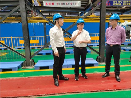 Mayor Deng Wangjun of Shaoshan City and his delegation visited our company for inspection