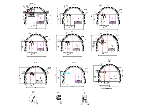 Cross section view of activity gripper