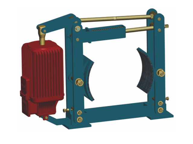 Electric hydraulic block type working brake