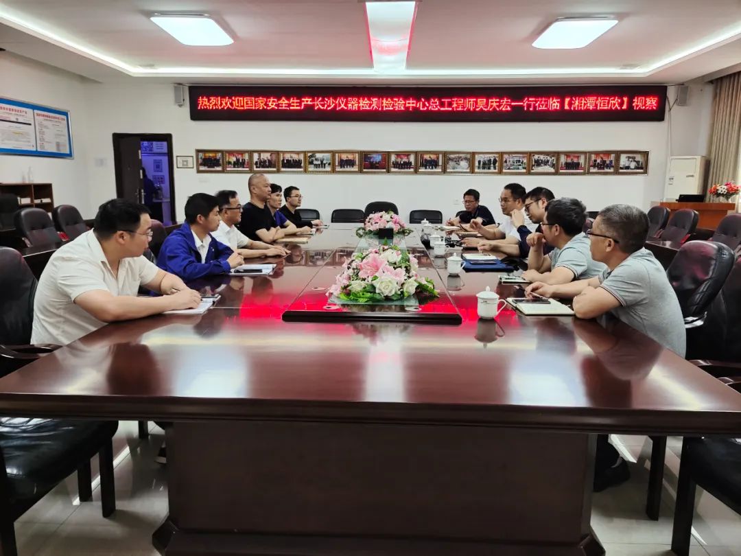 The National Safety Production Inspection Center visited our company for inspection