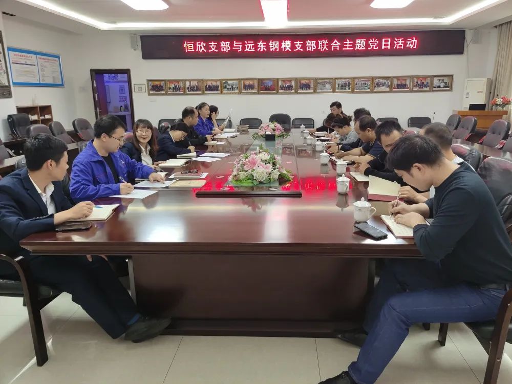 Hengxin Party branch launches theme party day activities in May