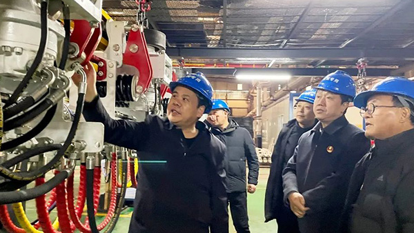 Leaders of Pingmei Shenma Group visited our company for inspection